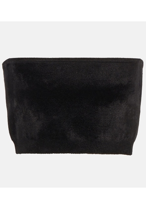 Alaia Velvet bandeau top