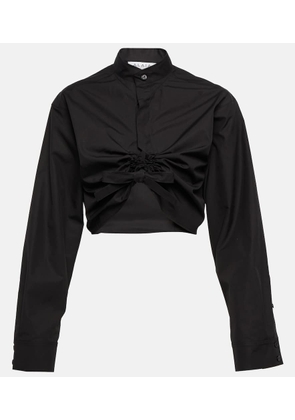 Alaia Cropped cotton shirt