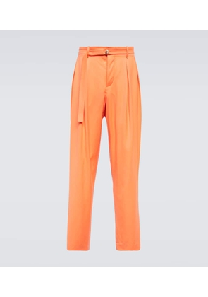 King & Tuckfield Grant high-rise wide-leg wool pants