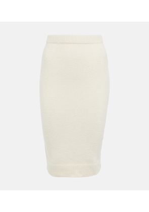 Tom Ford Knitted cotton-blend midi skirt
