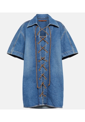 Petar Petrov Amos denim minidress
