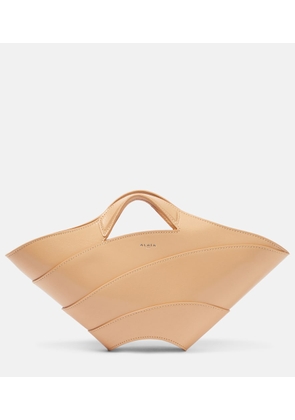 Alaia Khaima Small leather tote bag