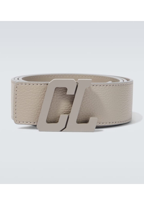Christian Louboutin Happy Rui CL Logo leather belt