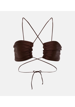 Jade Swim Livi cutout bikini top