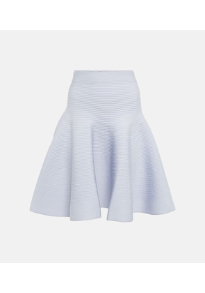 Alaia Ribbed-knit miniskirt