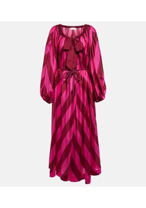 Zimmermann Chevron-printed silk kaftan