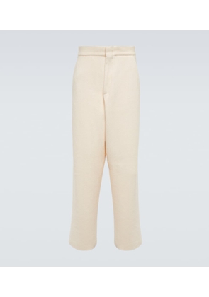 Zegna Straight cotton boucle pants