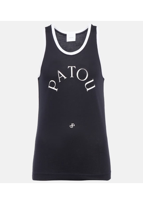 Patou Logo cotton tank top