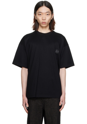WOOYOUNGMI Black Graphic T-Shirt