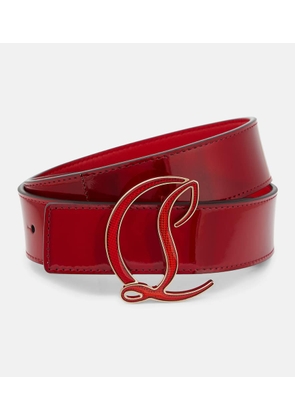 Christian Louboutin CL logo leather belt