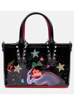 Christian Louboutin Cabata Mini embellished leather tote bag