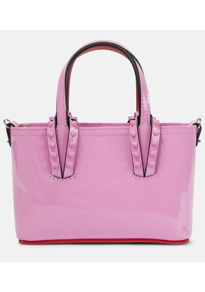 Christian Louboutin Cabata Nano patent leather tote bag
