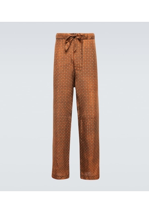 Maison Margiela Printed silk pants