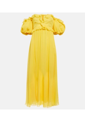 Giambattista Valli Off-the-shoulder silk gown