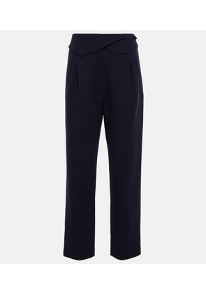 Blaze Milano Basque high-rise virgin wool pants