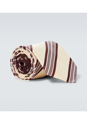 Dries Van Noten Printed silk tie