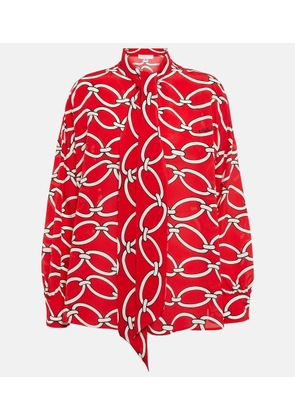 Valentino Chain 1967 silk blouse