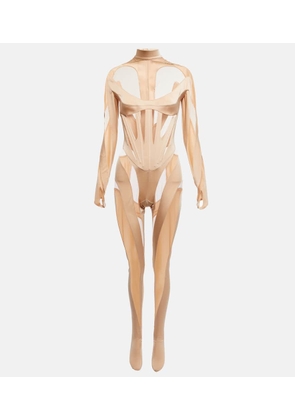 Mugler Paneled jumpsuit