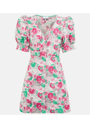 Ganni Printed minidress