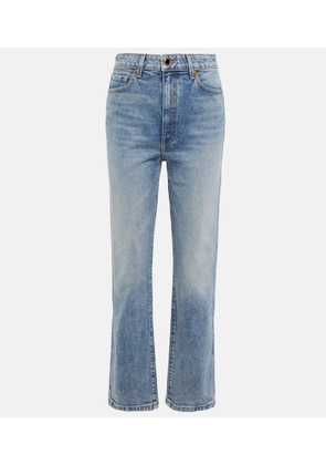 Khaite Abigail high-rise straight jeans