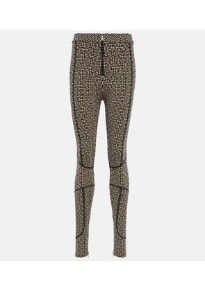 Balmain Monogram knit leggings