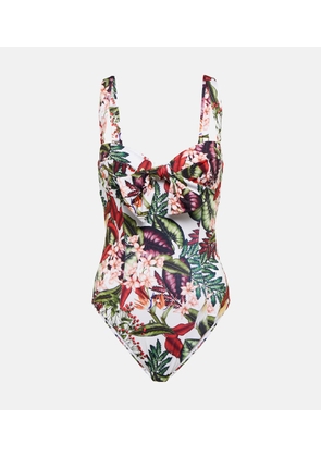 Alexandra Miro Clara printed swimsuit