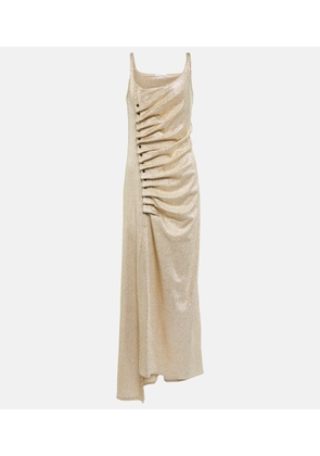 Rabanne Metallic wrap dress