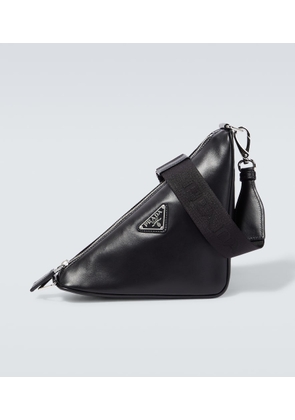 Prada Triangle leather shoulder bag