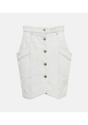 Marant Etoile Sabel high-rise denim miniskirt