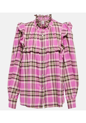 Marant Etoile Idety checked cotton shirt