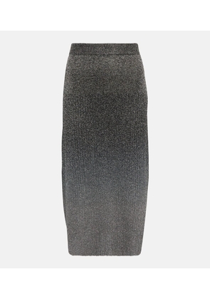 Joseph Metallic midi skirt