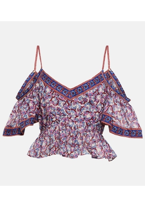Marant Etoile Garuva floral-print cotton top