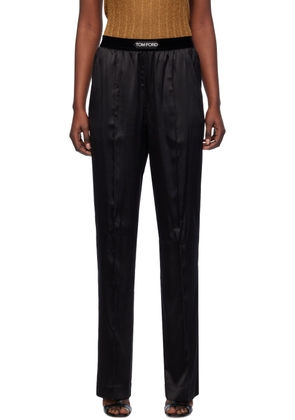 TOM FORD Black Pinched Seams Lounge Pants