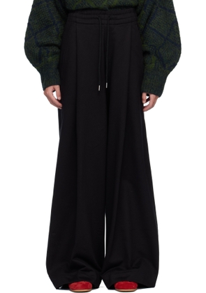 Dries Van Noten Black Loose Sweatpants