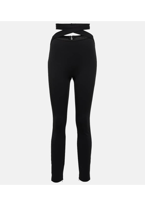 Dolce&Gabbana High-rise cutout skinny pants