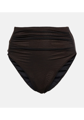 Self-Portrait Ruched bikini bottoms