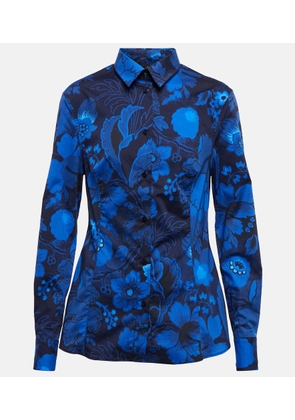 Etro Floral cotton-blend shirt