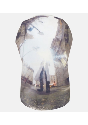 MM6 Maison Margiela Printed cotton top