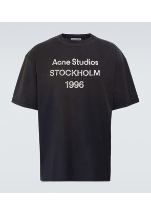 Acne Studios Logo-print cotton-blend T-shirt