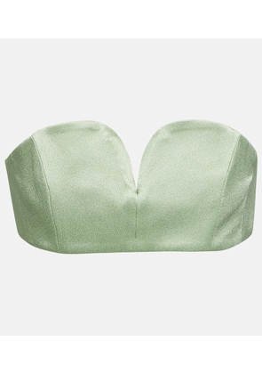 Blaze Milano Clyde satin bandeau bra