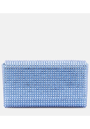 Amina Muaddi Superamini embellished clutch