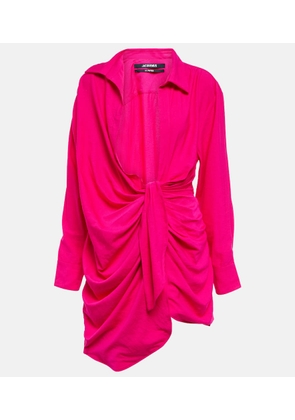 Jacquemus La Robe Bahia tie-detail minidress