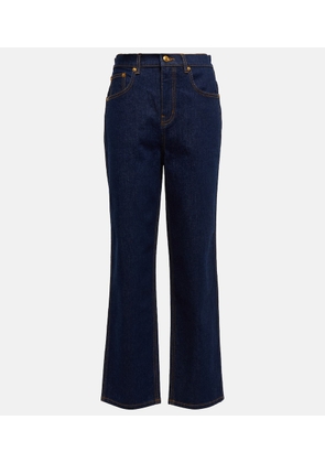 Tory Burch High-rise straight-leg jeans