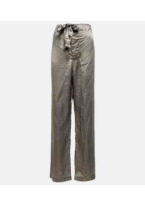 Maison Margiela Satin pajama bottoms