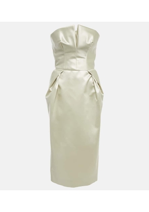 Maison Margiela Satin midi dress