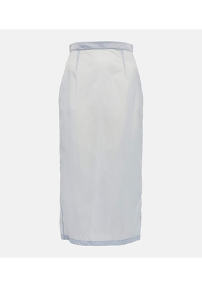 Maison Margiela Semi-sheer midi skirt