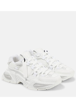 Dolce&Gabbana Airmaster suede-trimmed sneakers