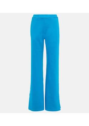 Off-White Logo wide-leg cotton sweatpants