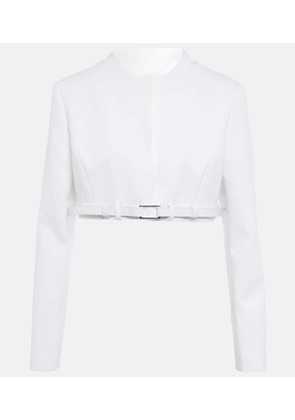 Coperni Trompe l'oeil cropped jacket