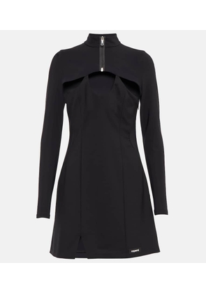 Coperni Cutout wool-blend minidress